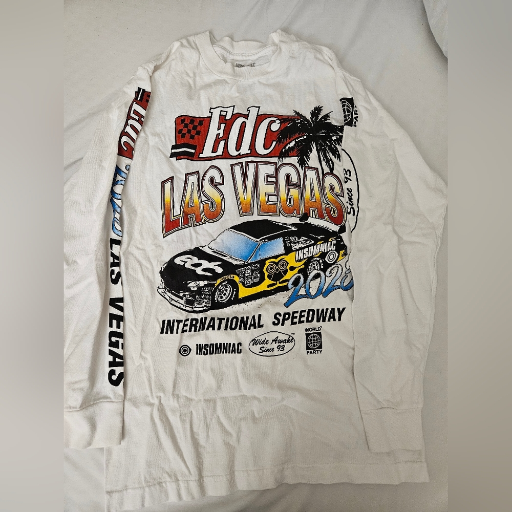 EDC Las Vegas 2023 Speedway Lineup Long Sleeve Tee